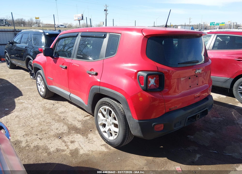 2018 JEEP RENEGADE SPORT FWD VIN: ZACCJAAB9JPH19680