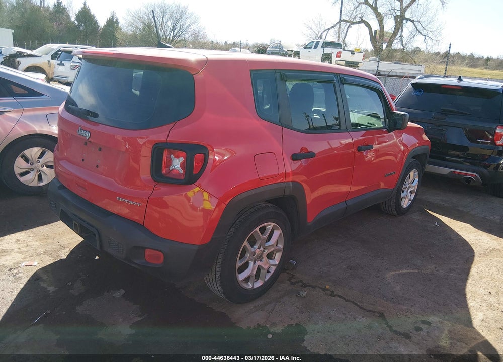 2018 JEEP RENEGADE SPORT FWD VIN: ZACCJAAB9JPH19680