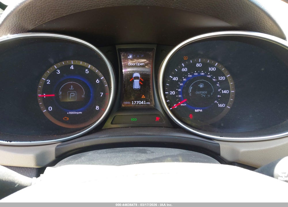 2013 HYUNDAI SANTA FE SPORT 2.0T VIN: 5XYZU3LA3DG002312
