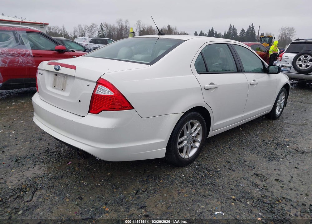 2011 FORD FUSION S VIN: 3FAHP0GA1BR178988