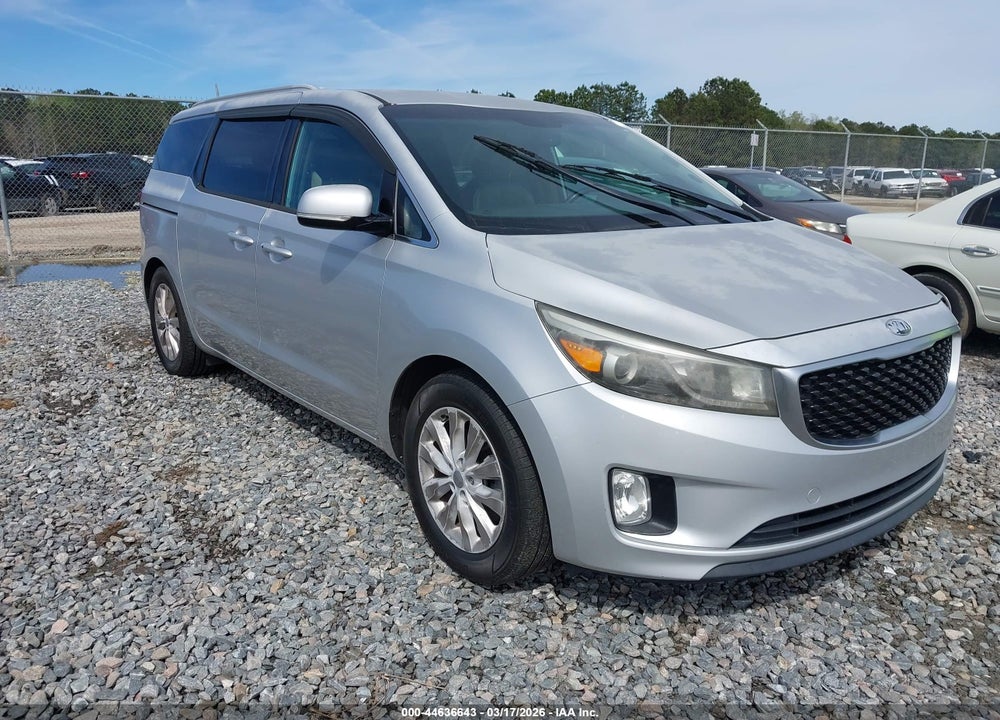 2015 KIA SEDONA EX VIN: KNDMC5C1XF6022734