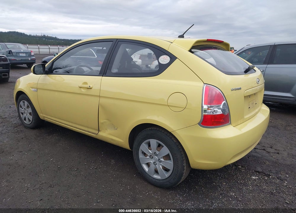 2010 HYUNDAI ACCENT GS VIN: KMHCM3AC9AU167958
