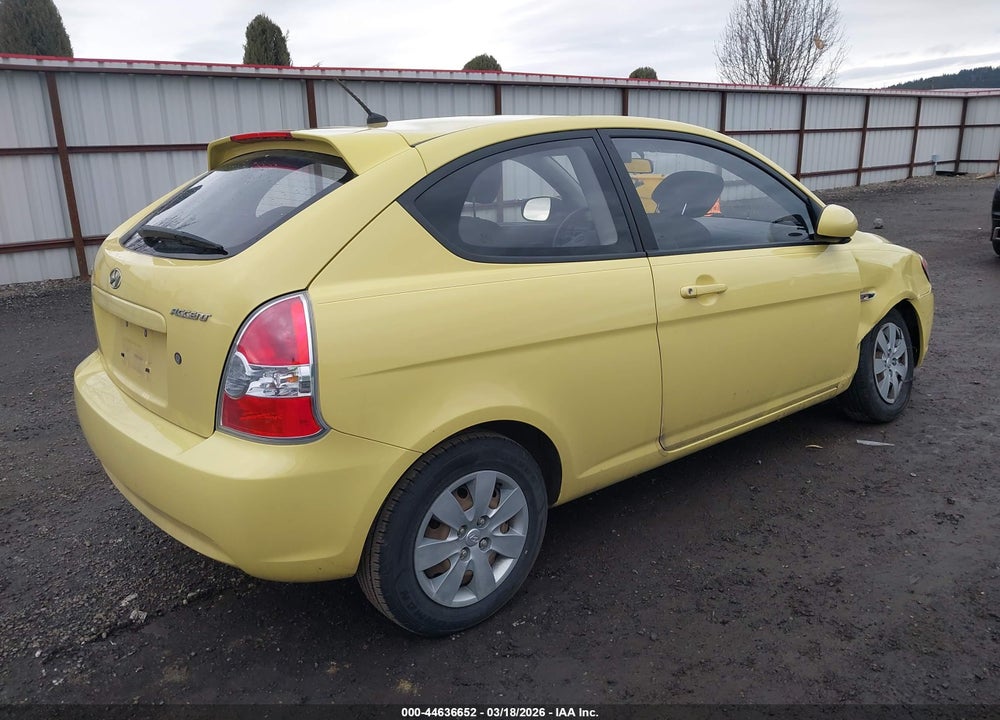 2010 HYUNDAI ACCENT GS VIN: KMHCM3AC9AU167958