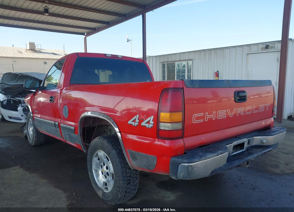 2000 CHEVROLET SILVERADO 1500 VIN: 1GCEK14W7YZ212163