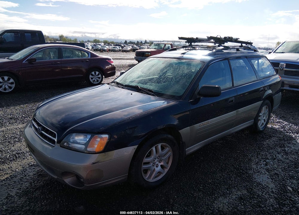 2002 SUBARU OUTBACK VIN: 4S3BH665727663101