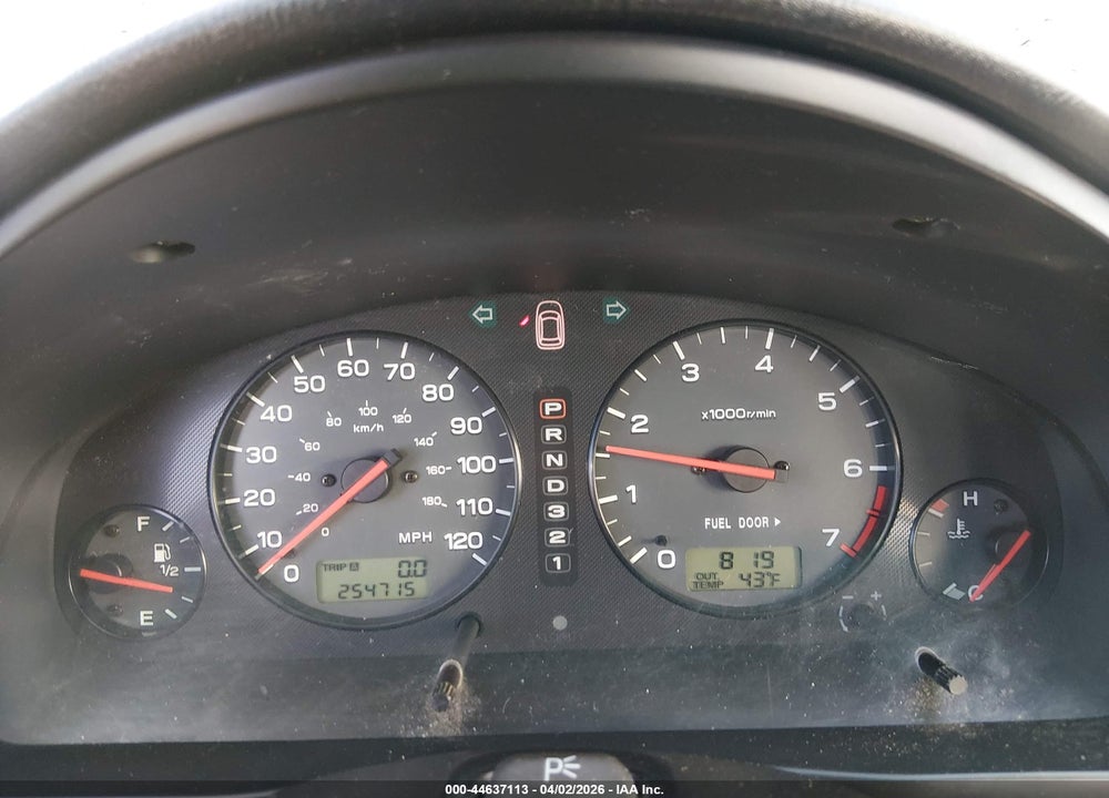2002 SUBARU OUTBACK VIN: 4S3BH665727663101
