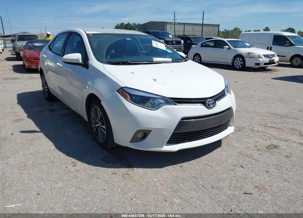 2016 TOYOTA COROLLA LE PLUS VIN: 5YFBURHE3GP380324