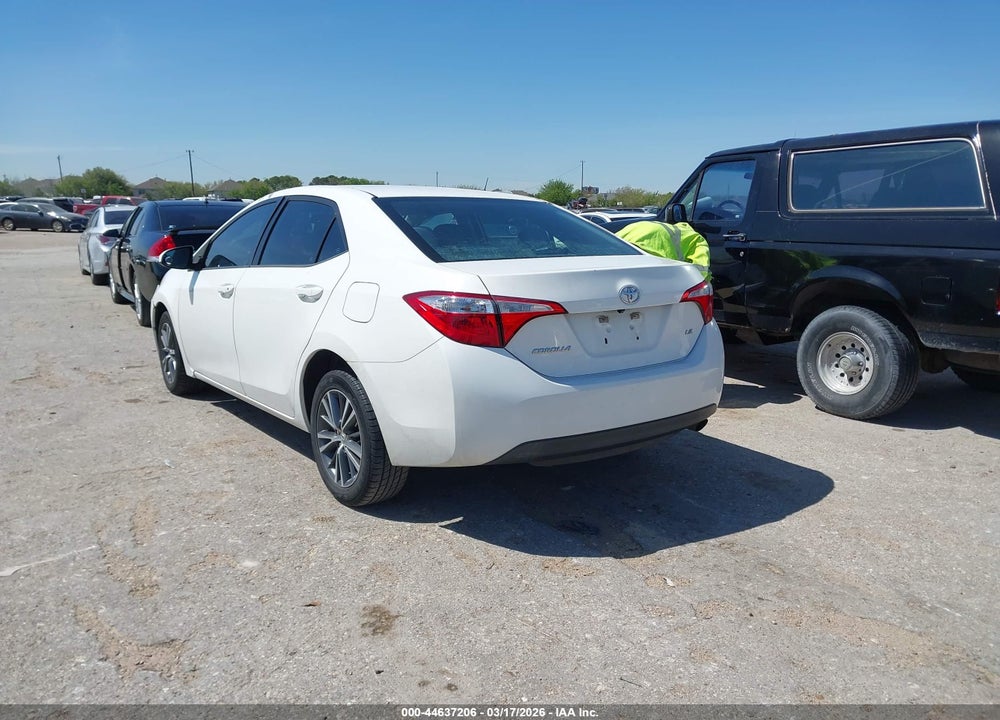 2016 TOYOTA COROLLA LE PLUS VIN: 5YFBURHE3GP380324