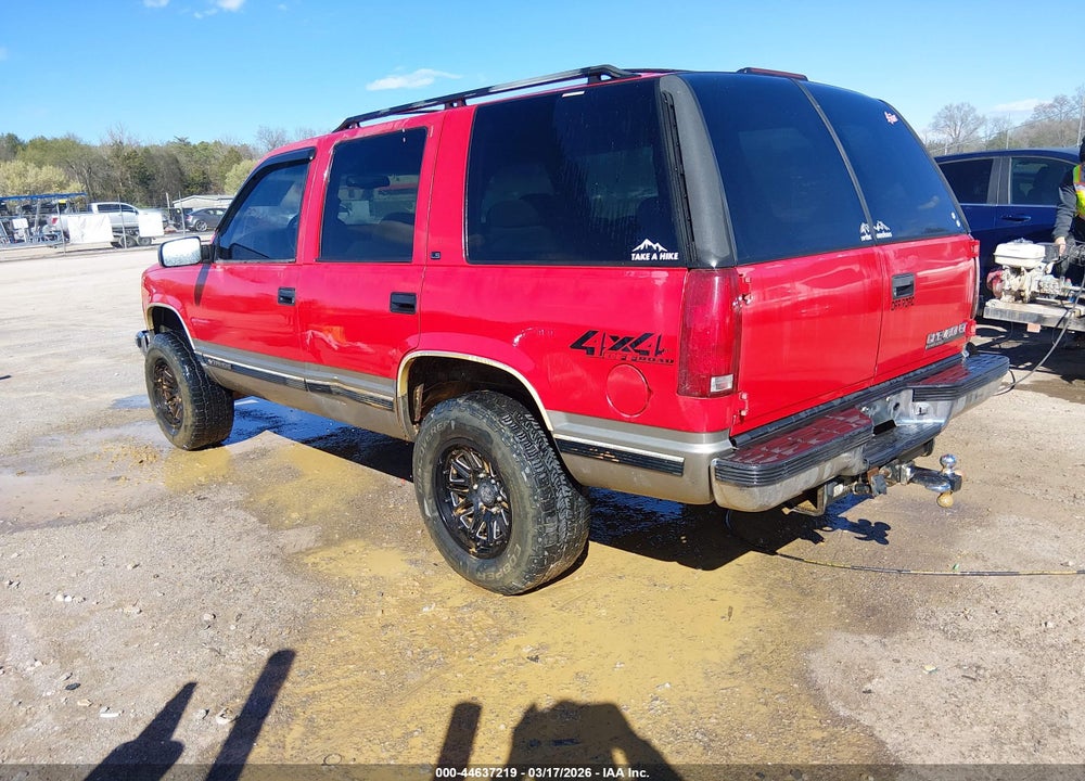 1999 CHEVROLET TAHOE LS VIN: 1GNEK13R0XJ537379