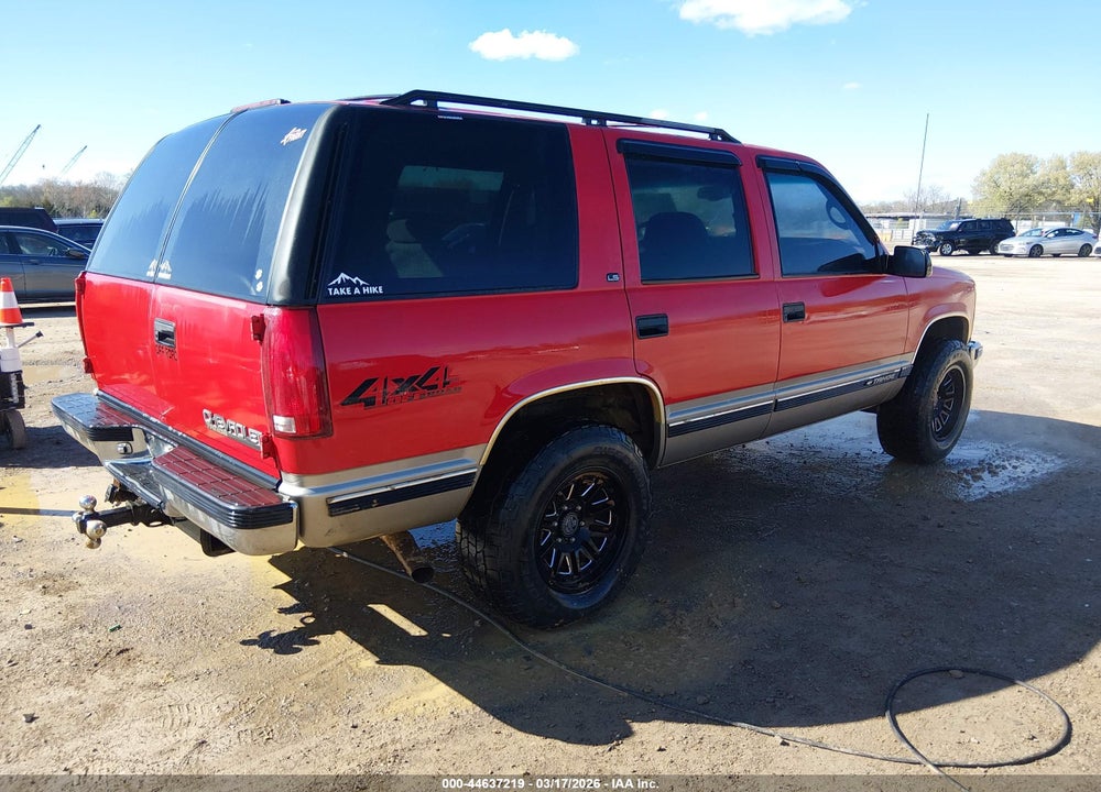 1999 CHEVROLET TAHOE LS VIN: 1GNEK13R0XJ537379