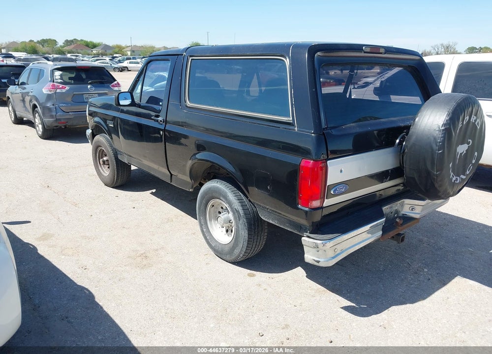 1992 FORD BRONCO U100 VIN: 1FMEU15H3NLA14099