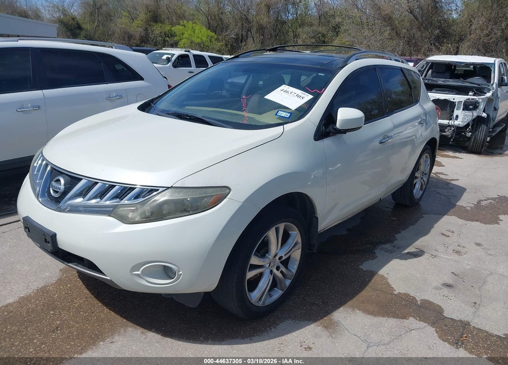 2009 NISSAN MURANO LE VIN: JN8AZ18W99W158893