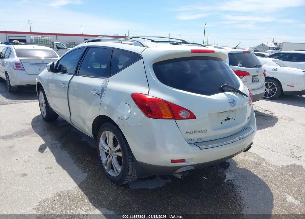 2009 NISSAN MURANO LE VIN: JN8AZ18W99W158893