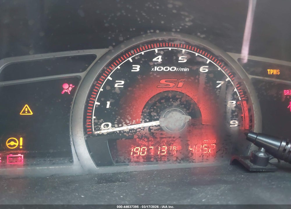 2008 HONDA CIVIC SI VIN: 2HGFG21548H700088