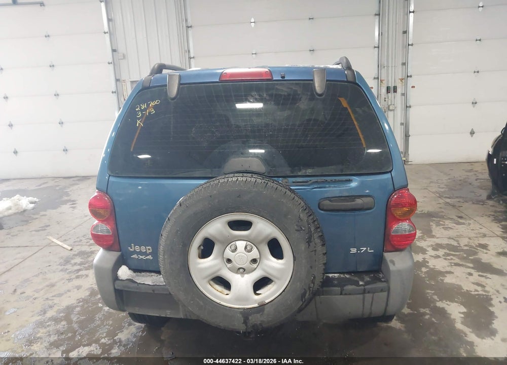 2004 JEEP LIBERTY SPORT VIN: 1J4GL48K34W240031