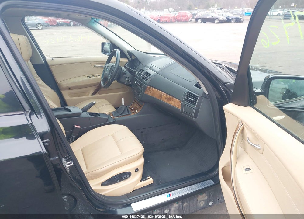 2009 BMW X3 XDRIVE30I VIN: WBXPC93439WE79216