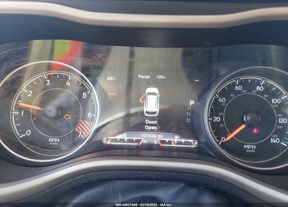 2015 JEEP CHEROKEE LIMITED VIN: 1C4PJLDB3FW585428