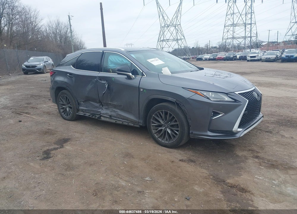 2016 LEXUS RX 350 F SPORT VIN: 2T2BZMCA5GC012828