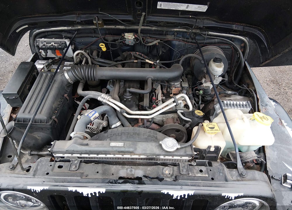 2003 JEEP WRANGLER X VIN: 1J4FA39S33P325843