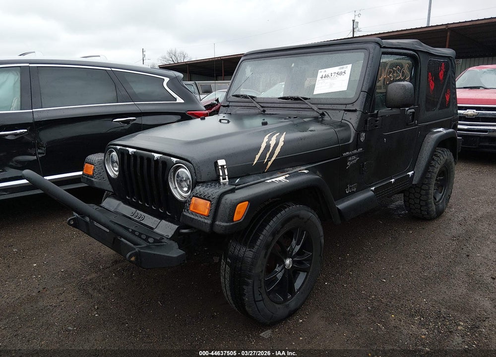 2003 JEEP WRANGLER X VIN: 1J4FA39S33P325843