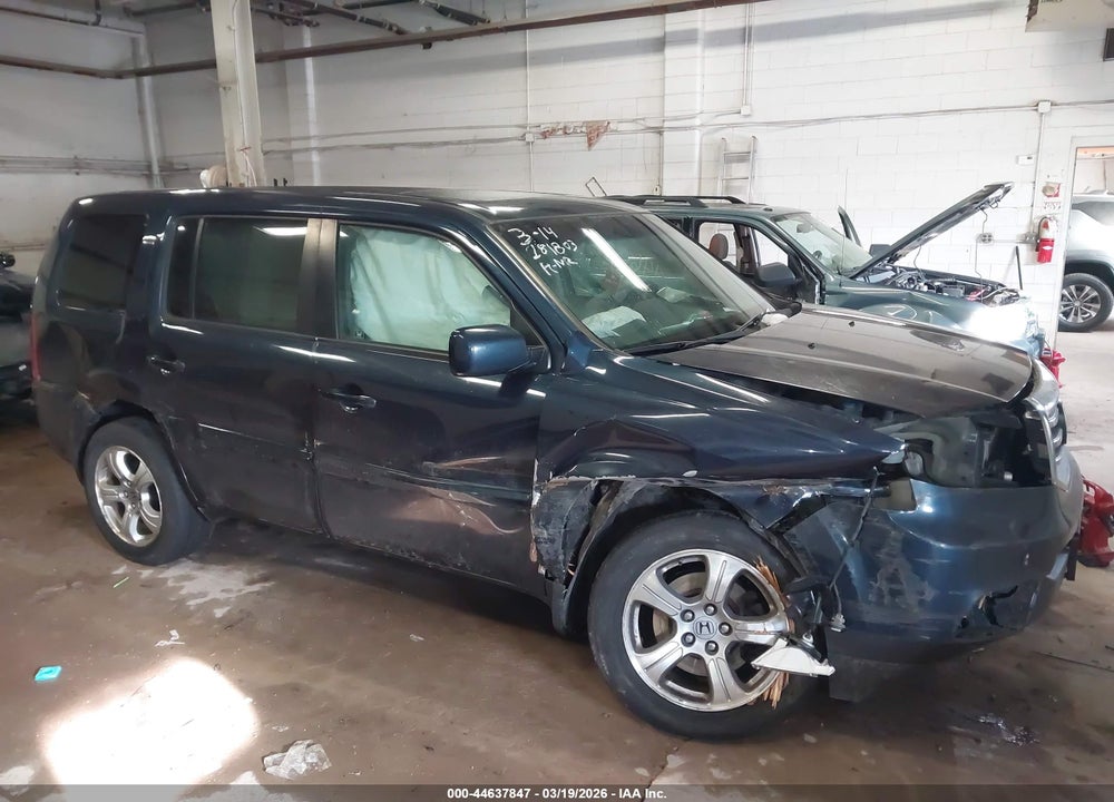 2012 HONDA PILOT EX-L VIN: 5FNYF4H67CB075026