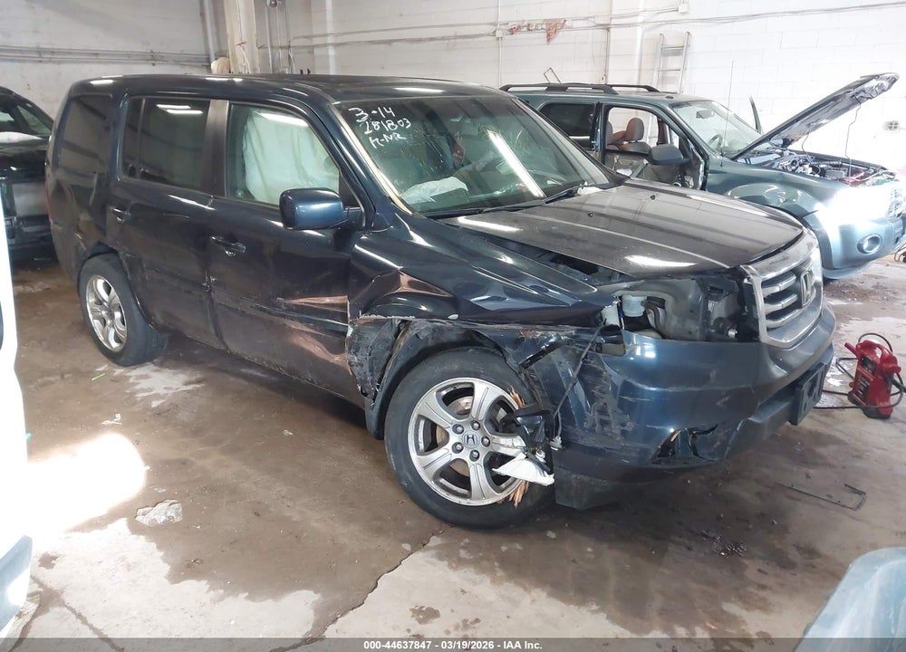 2012 HONDA PILOT EX-L VIN: 5FNYF4H67CB075026