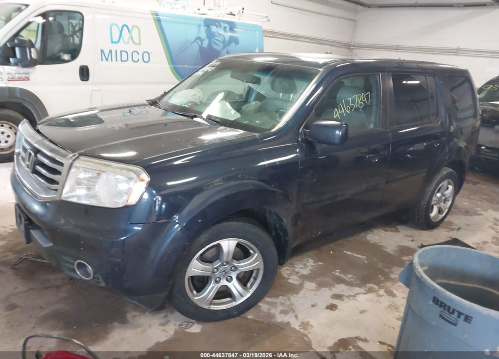 2012 HONDA PILOT EX-L VIN: 5FNYF4H67CB075026