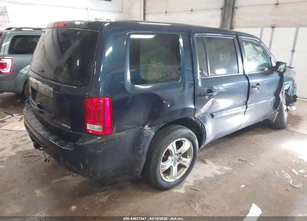 2012 HONDA PILOT EX-L VIN: 5FNYF4H67CB075026