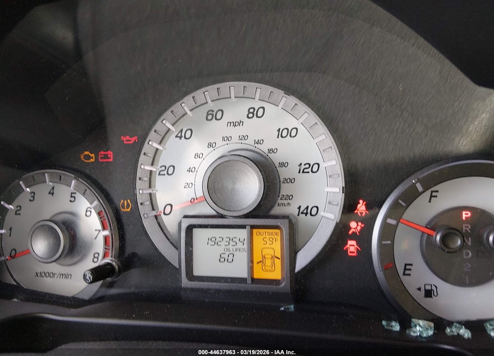 2014 HONDA PILOT EX VIN: 5FNYF4H41EB057719