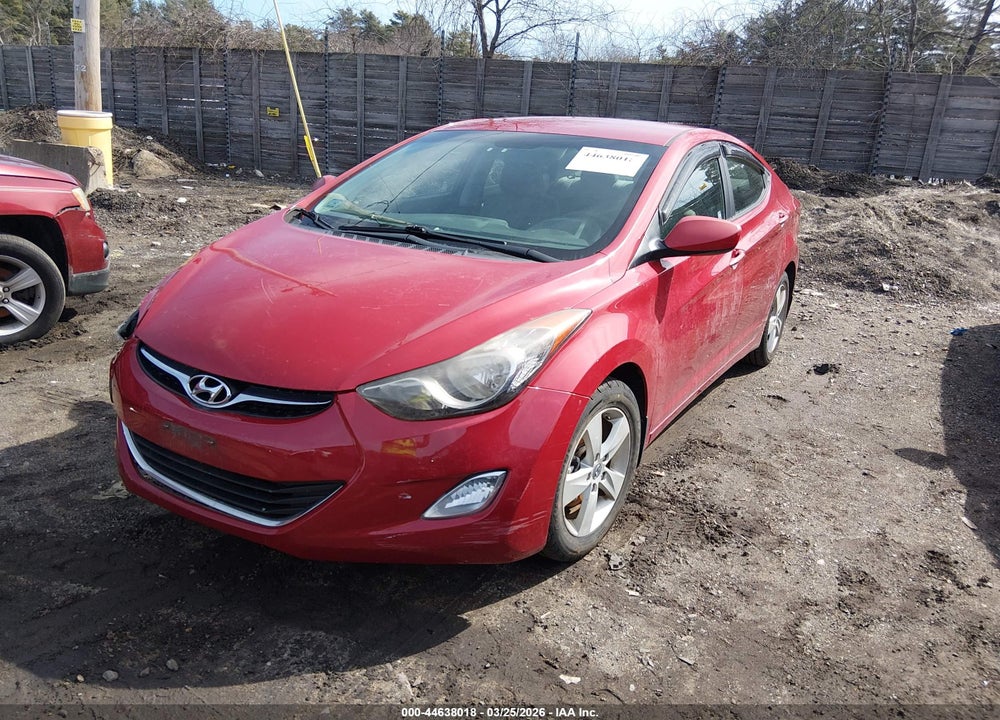 2013 HYUNDAI ELANTRA GLS VIN: KMHDH4AE2DU935686