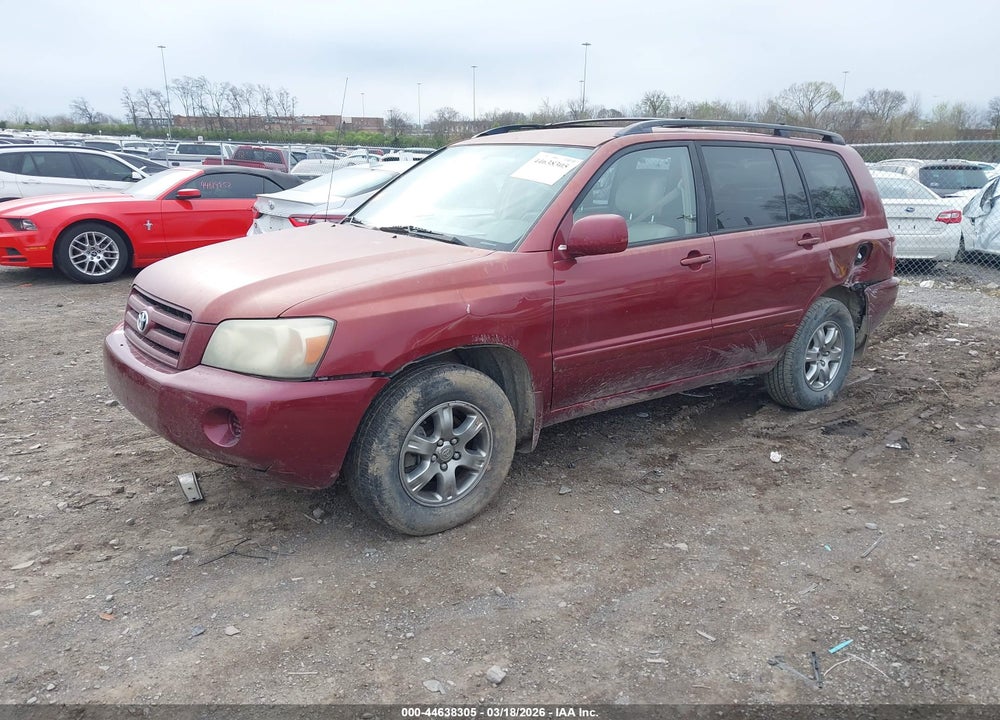 2004 TOYOTA HIGHLANDER V6 VIN: JTEDP21A940001648
