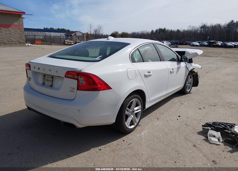 2015 VOLVO S60 T5 PREMIER VIN: YV1612TK1F2360739
