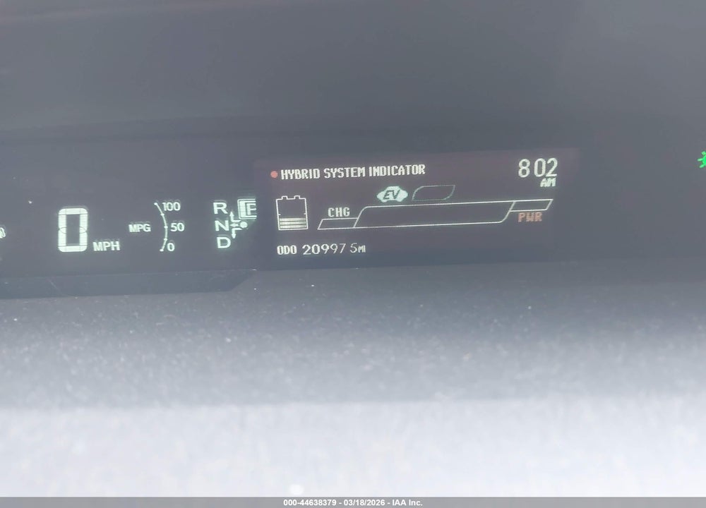 2013 TOYOTA PRIUS FOUR VIN: JTDKN3DU0D1633879