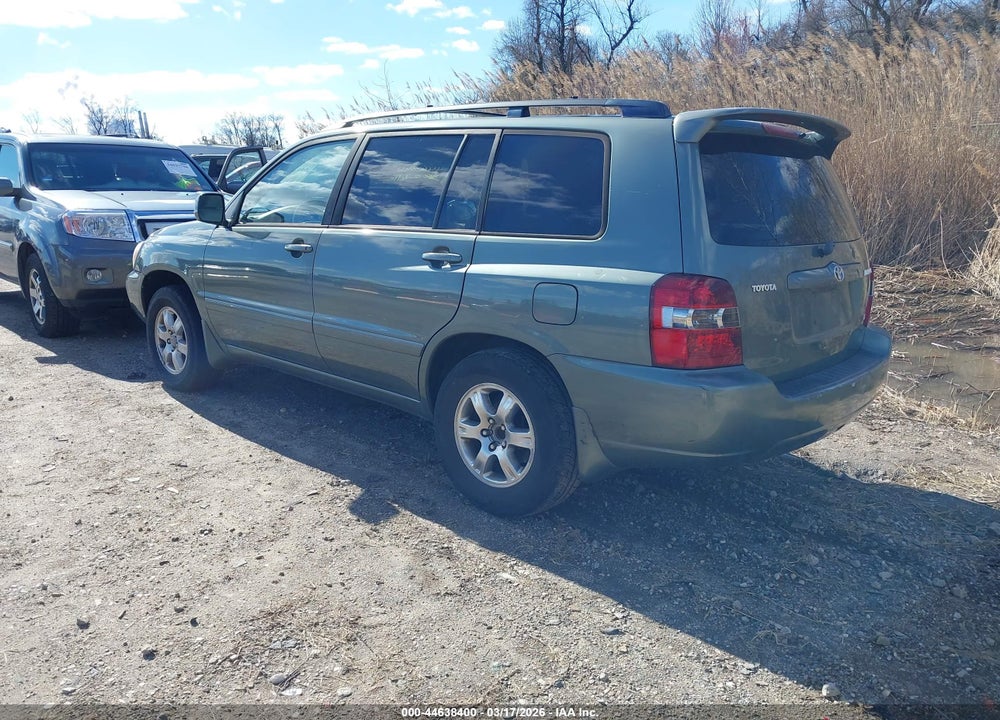 2007 TOYOTA HIGHLANDER V6 VIN: JTEDP21A070132522