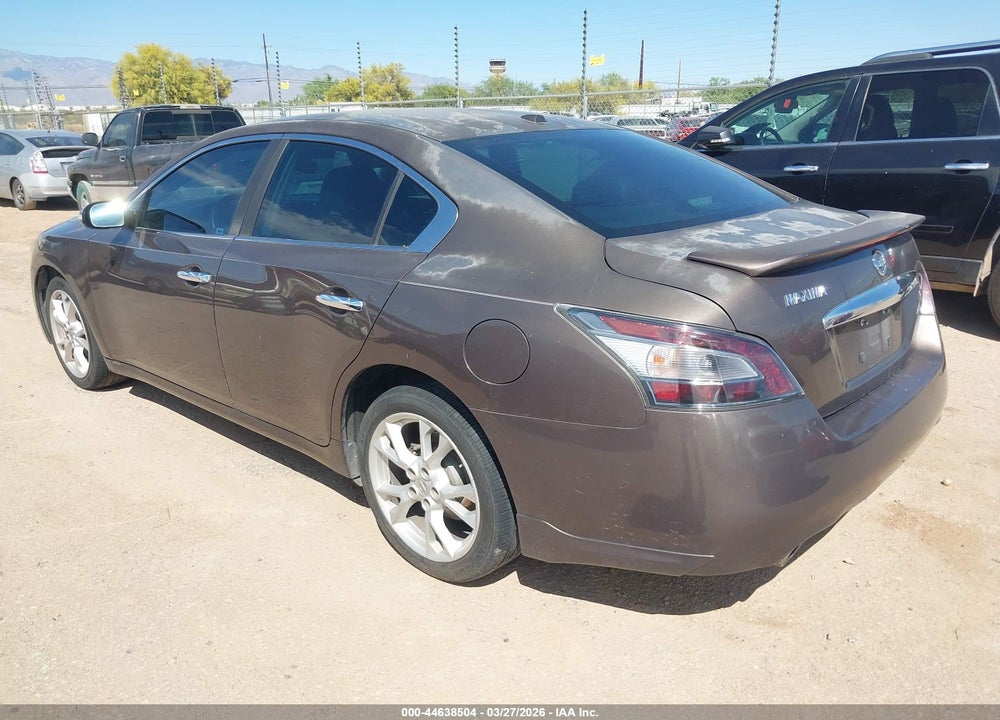 2012 NISSAN MAXIMA 3.5 SV VIN: 1N4AA5AP9CC800105
