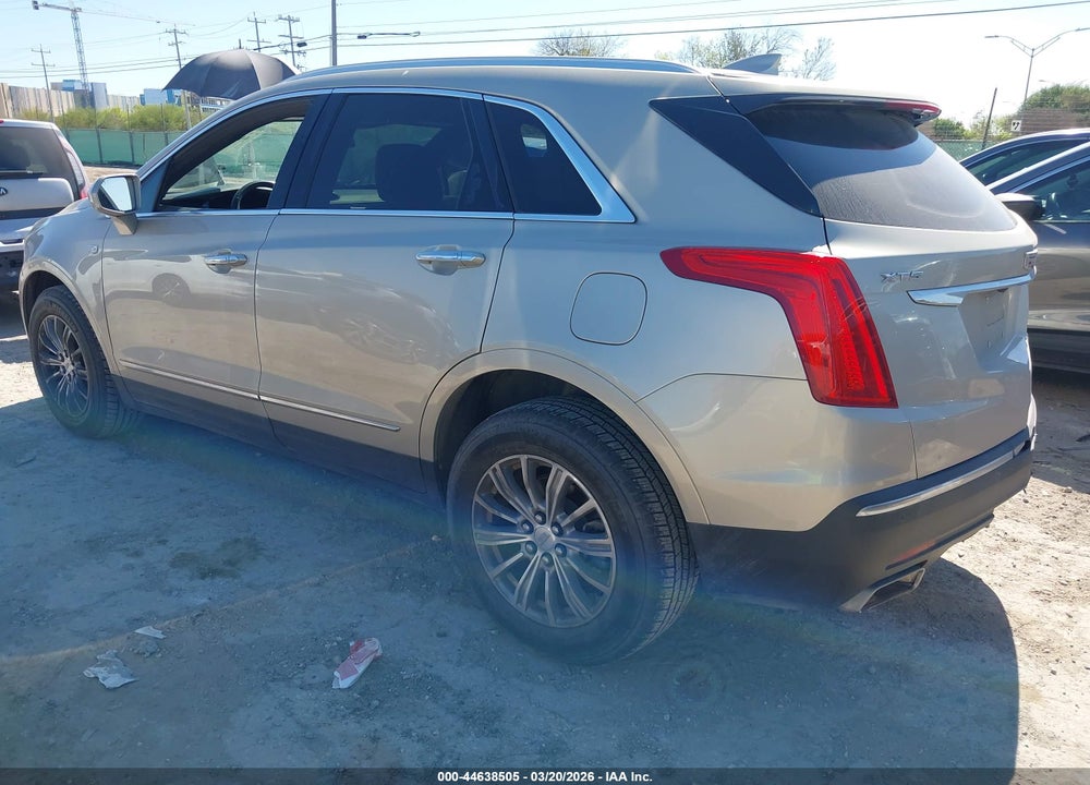 2017 CADILLAC XT5 LUXURY VIN: 1GYKNBRS3HZ186886