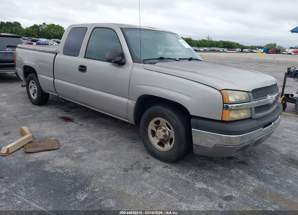 2004 CHEVROLET SILVERADO 1500 WORK TRUCK VIN: 1GCEC19X54Z170679