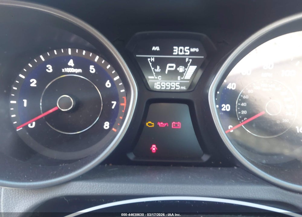 2014 HYUNDAI ELANTRA SE VIN: 5NPDH4AE1EH479017