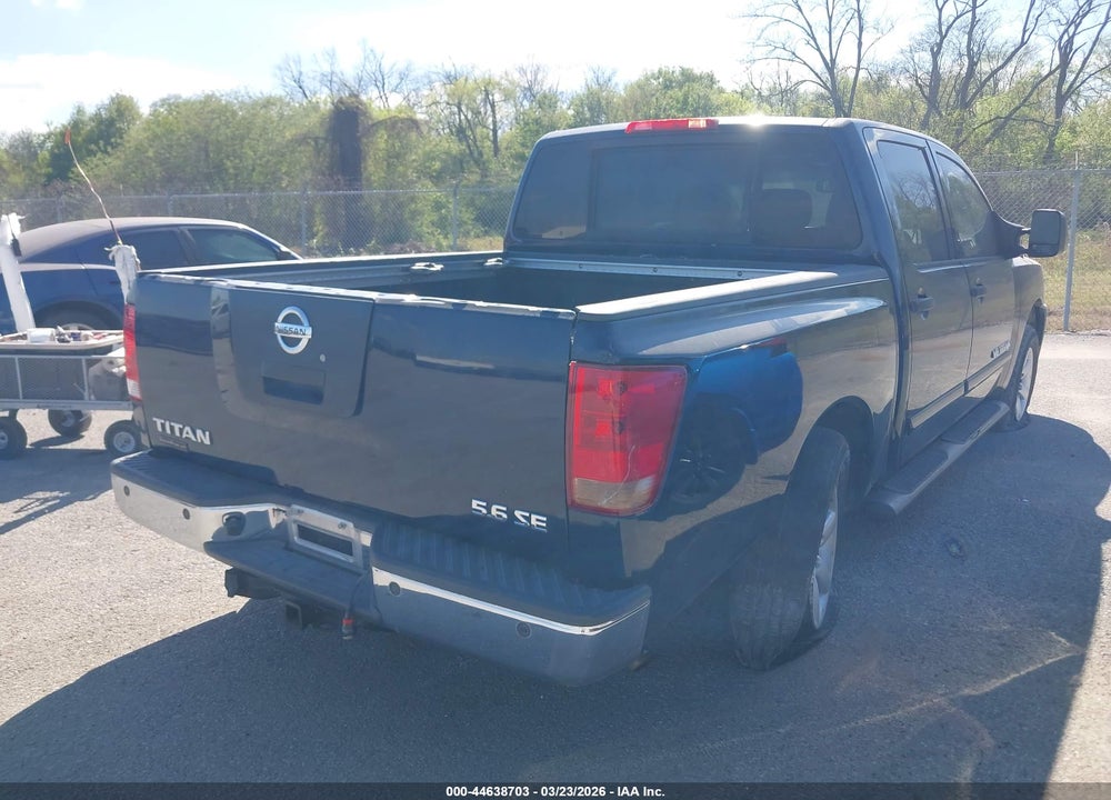 2008 NISSAN TITAN SE VIN: 1N6BA07D28N300911