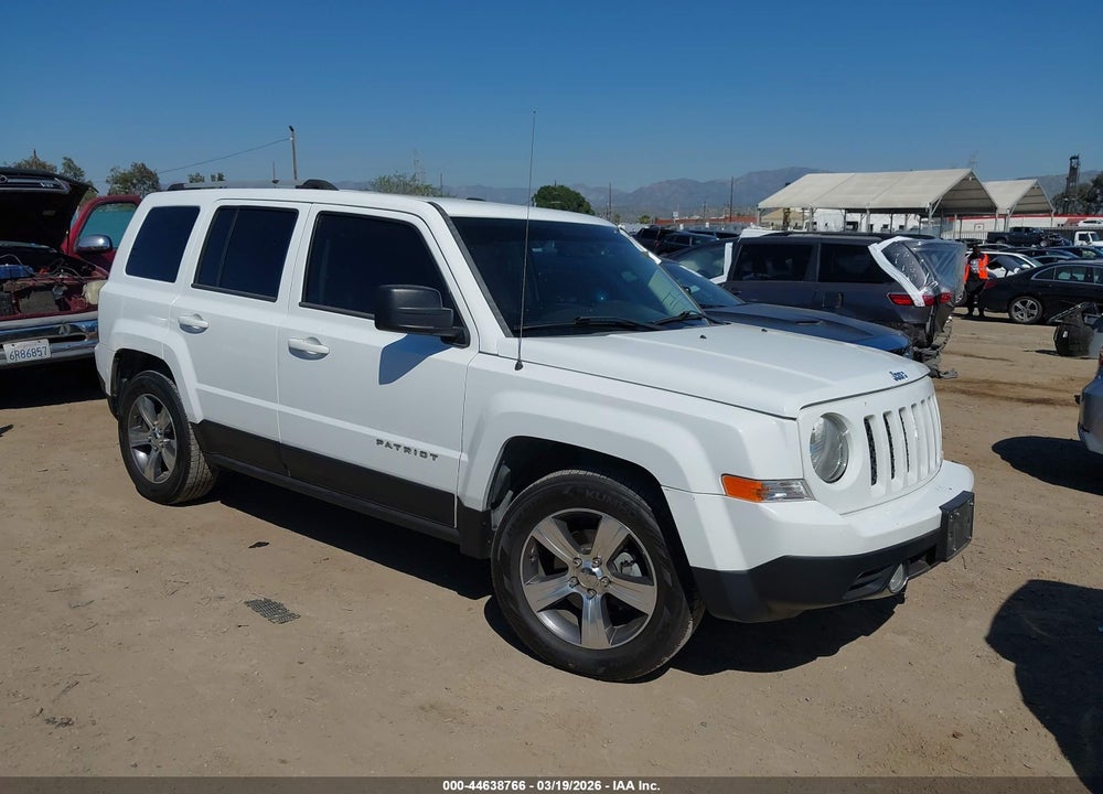 2016 JEEP PATRIOT HIGH ALTITUDE EDITION VIN: 1C4NJPFA8GD507372