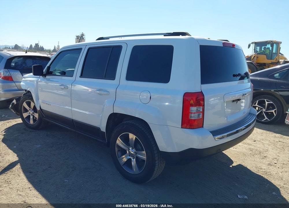2016 JEEP PATRIOT HIGH ALTITUDE EDITION VIN: 1C4NJPFA8GD507372