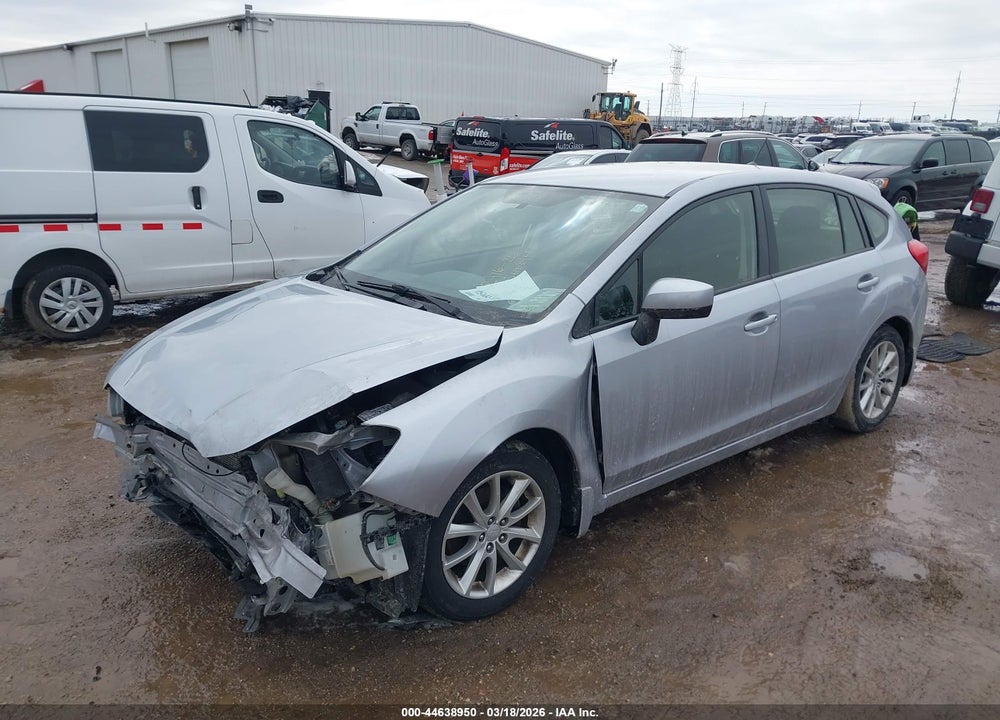 2012 SUBARU IMPREZA 2.0I PREMIUM VIN: JF1GPAC61CH246826