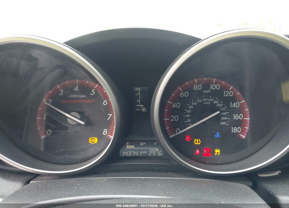 2012 MAZDA SPEED3 TOURING VIN: JM1BL1L35C1535738