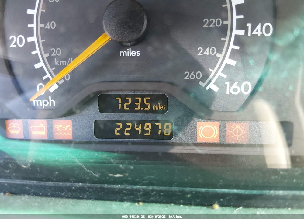 1999 MERCEDES-BENZ C 230 KOMPRESSOR VIN: WDBHA24G0XA782984