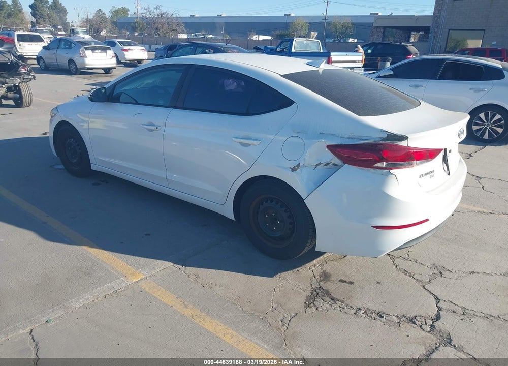 2017 HYUNDAI ELANTRA SE VIN: 5NPD74LF0HH093251
