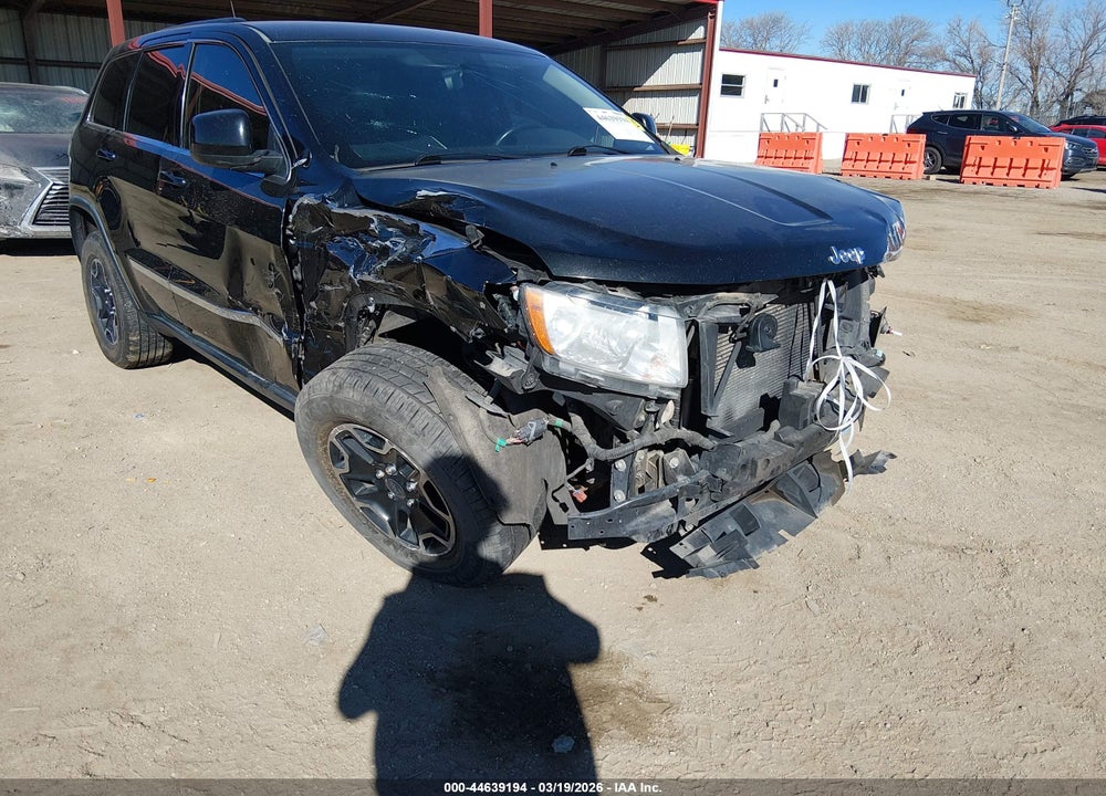 2012 JEEP GRAND CHEROKEE LAREDO VIN: 1C4RJFAG7CC303394