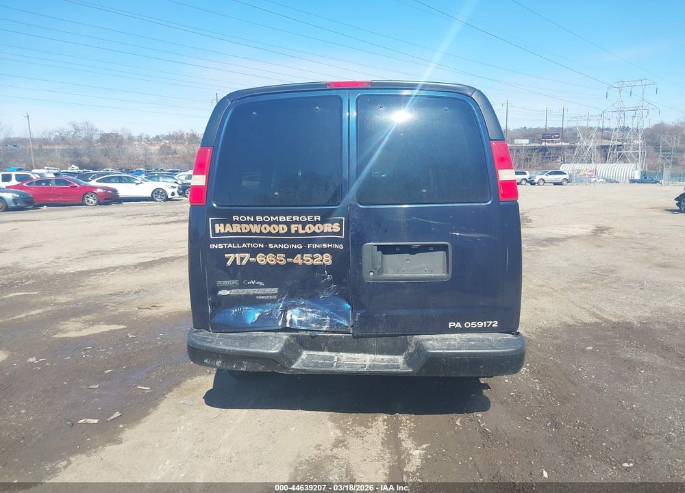 2011 CHEVROLET EXPRESS 3500 LS VIN: 1GAZGZFG0B1155732