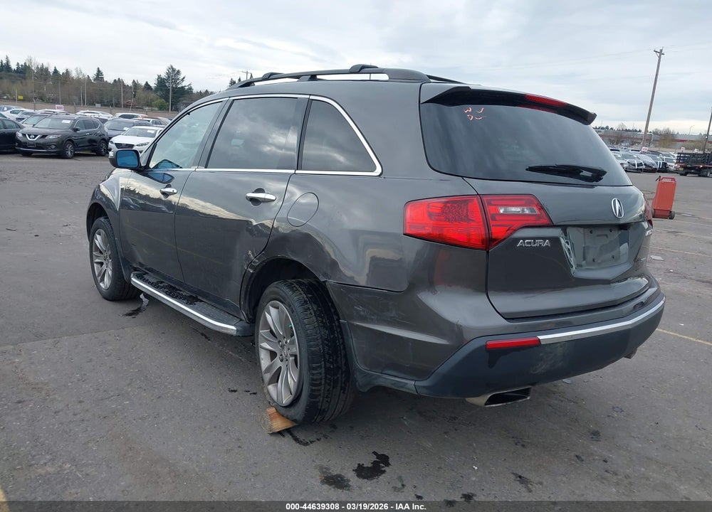 2012 ACURA MDX ADVANCE PACKAGE VIN: 2HNYD2H67CH502221