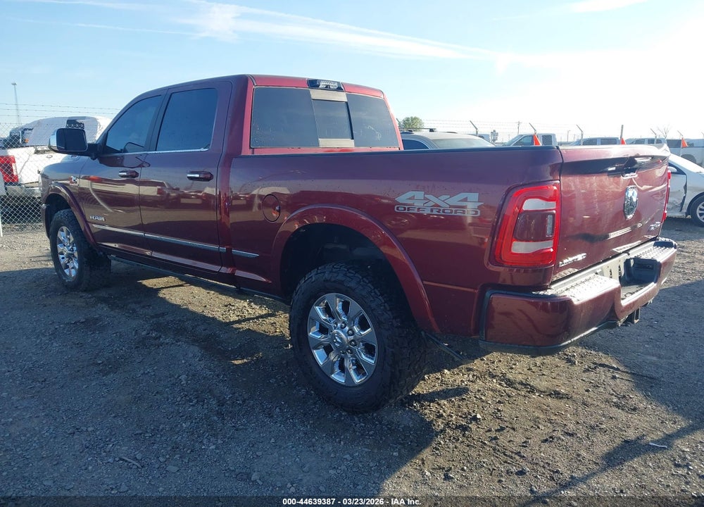2021 RAM 2500 LIMITED  4X4 6'4 BOX VIN: 3C6UR5SL2MG678074