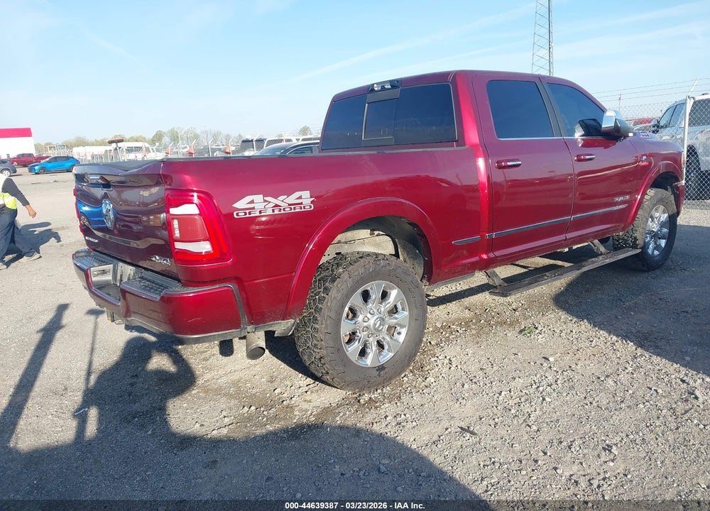 2021 RAM 2500 LIMITED  4X4 6'4 BOX VIN: 3C6UR5SL2MG678074